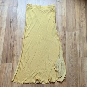 Free People Midi Slip Skirt w/ Slit